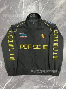 Thin F1 Embroidered Racing Suit Spring and Autumn Jacket European and American Style Casual Riding Suit Fashion Jacket Baseball Suit Aviator
