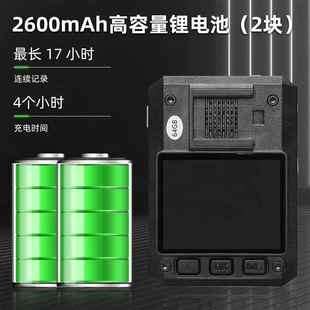 4G HD Portable Law Enforcement Recorder Portable Law Enforcement Instrument Recording Forensics Instrument High Definition Infrared Night Vision Waterproof