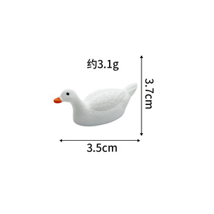 Micro Landscape Ornaments Creative Little Duck Desktop Ornaments Resin Crafts Cartoon Cute Goose Mini Small Ornaments