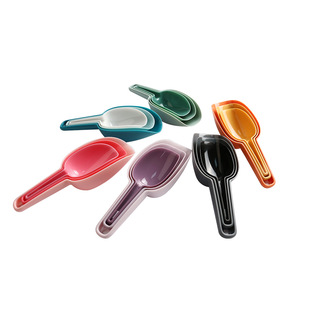 Customized Plastic Ice Shovel Household Colorfuled Flour Shovel Food Shovel Multifunctional Popcorn Shovel Melon Seed Shovel Cereal Shovel
