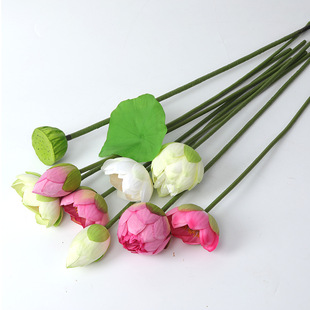 Simulation Lotus factory direct simulation Lotus modern home decoration artificial flower flower arrangement decoration fake flower