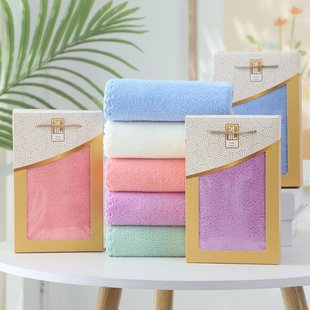 Коралловые бархатные полотенца подарочные коробки для праздничных мероприятий Подарки на свадьбу в полнолуние