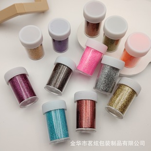 Factory direct supply 24 colors 25 grams of glitter powder glitter handmade creative painting materials DIY colorful sequins wholesale
