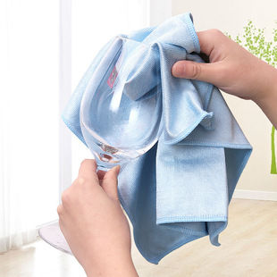 Glass Cloth Cleaning Cloth Superfine Fiber Absorbent Oil Stain Cleaning Glass Traceless Household Cleaning Cloth