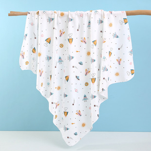 Newborn package delivery room newborn baby skin breathable sweat-absorbent wrap towel spring, summer and autumn anti-startle swaddling towel