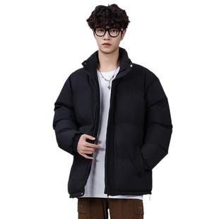Factory direct supply Jinjiang cotton-padded jacket men's and women's winter trend stand collar casual lovers thick warm bread coat