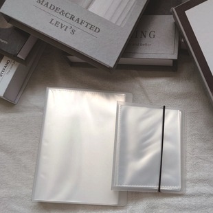 Pp Single 6-inch Postcard Photo Album Pocket Storage Book Sticker Card Notes Favorites Picture Book Storage Book