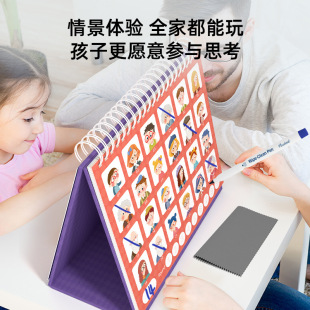 Pinwheel Guess Who I Am Parent-Child Game Interactive Brain Thinking Cognitive Training Children's Educational Toys
