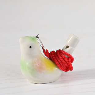 Factory direct wholesale ceramic waterbird whistle children bird whistle scenic spot best selling stall ceramic crafts