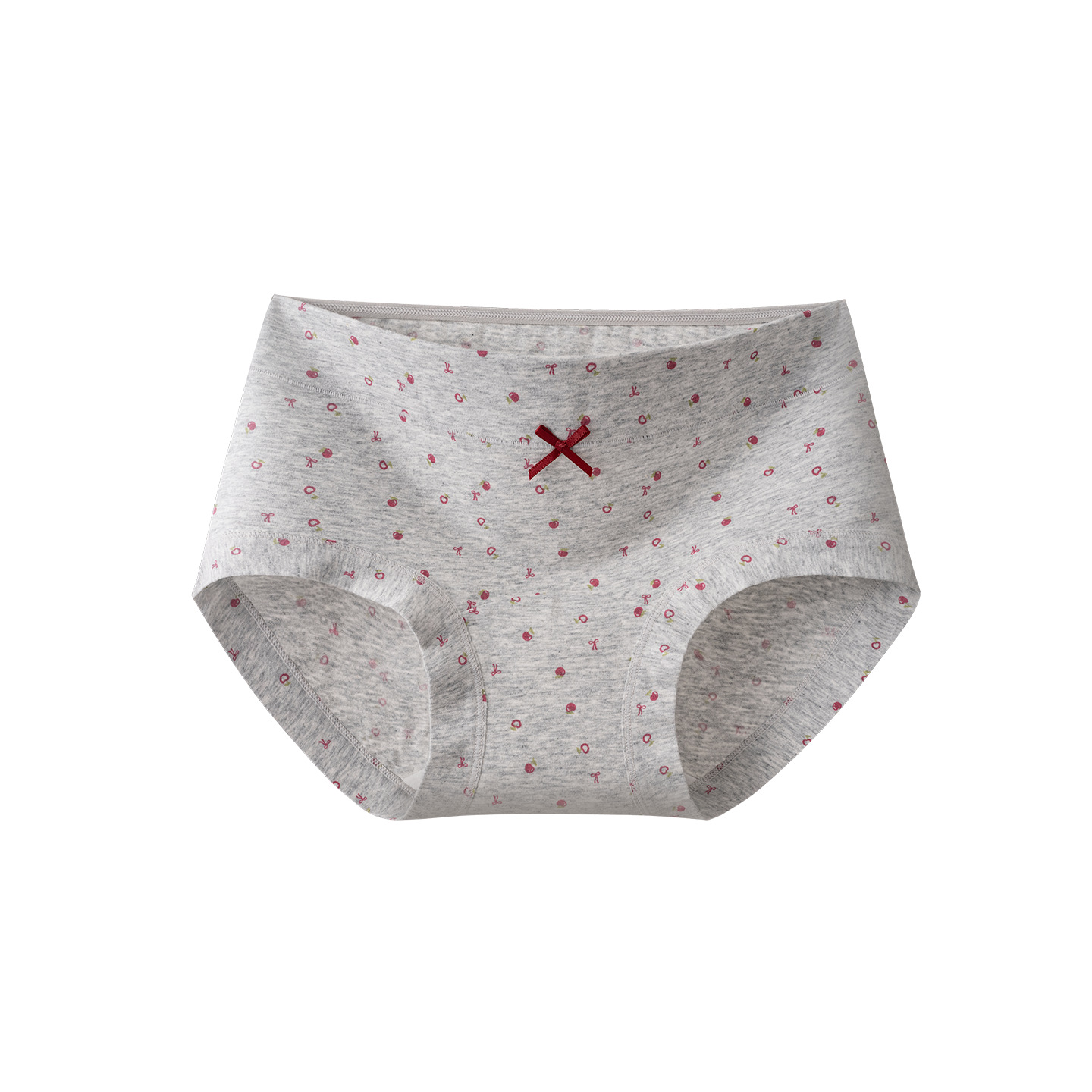 Women's 10A grade pure cotton antibacterial extra-long crotch boxer briefs, mid-high waist plus size women's four-corner briefs shorts