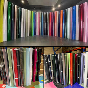Car color change film pet super bright metal black combat gray full body color change film anti-scratch protective film wholesale