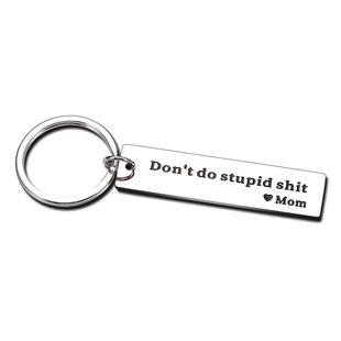 Don't Do Stupid Shit Keychain Don't Do Stupid Keychain Cross Border Exclusive