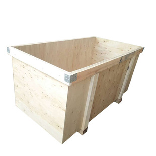 Export wooden box fumigation-free packing box plywood wooden box transport logistics turnover steel belt packaging Special