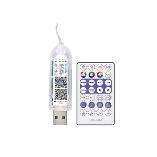 Intelligent magic color leather line light controller timing switch music mode multi-scene mode
