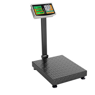 Electronic Scale Commercial Weighing Scale 150kg Pricing Platform Scale for Selling Vegetables Stainless Steel Platform Scale Small Scale