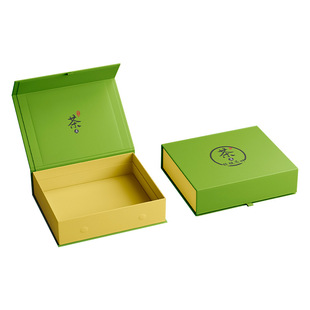 Flip Book Type Empty Gift Box, Customized Gift Holiday Packaging Box, Universal Tea Gift Box, Customized with Printable Brand Logo