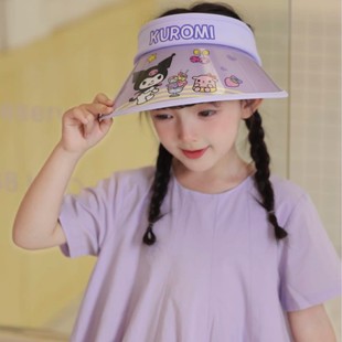 Sanrio подлинная прозрачная солнцезащитная шляпа детская шляпа милый узор дикий летняя шляпа