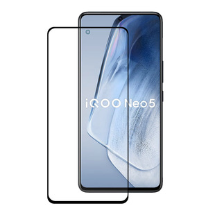 For vivoiQOONeo5 tempered film 5G full screen mobile phone film V2055A black edge HD no white edge protective film