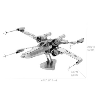X-Wing Fighter DIY ручной работы 3D металлическая головоломка для взрослых трехмерная модель сборка развивающие игрушки высокие