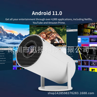 HY300 мини-проектор 720P WiFi HD Android 11 проектор портативный проектор