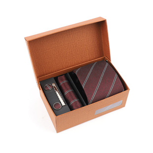 Men's tie embroidery fashion wedding tie bow tie gift box tie in stock can design logo wholesale