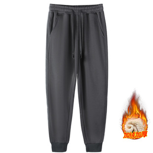Long Pants Men's Tall Men's Autumn Sports Pants Grey Casual Trousers Spring and Autumn Men's Sweatpants