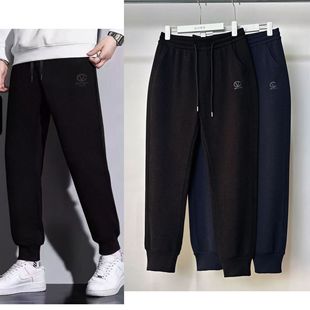 2025 Spring Men's Pants Casual Pants Autumn Middle-aged and Elderly Men's Pants Leg Pants Loose Beaded Men's Trousers