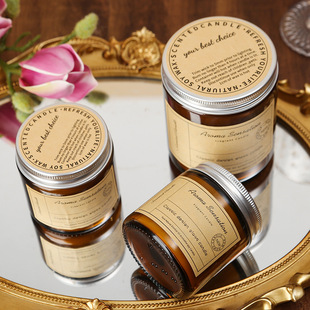 Aromatherapy Candle Wholesale Home Bedroom Incense Aid Sleep Glass Aromatherapy Candle Gift