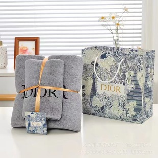 Cross-border Bath Towel Coral Fleece Towel suit Two-piece Set Soft Absorbent Face Towel Bath Large Beach Bath Towel