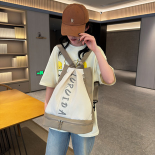 Swimming Bag Men's and Women's Dry and Wet Separation Large Capacity Training Sports Fitness Bag Yoga Backpack Portable Storage Bag