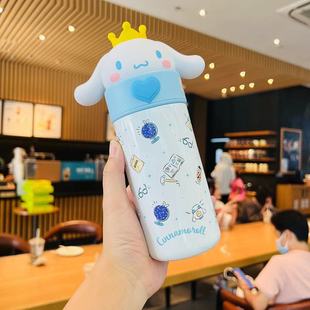 Acus Sanrio Кукла Высокая цветовая ценность термос милый мультфильм клубничный Медведь чашка для воды из нержавеющей стали для мужчин и женщин