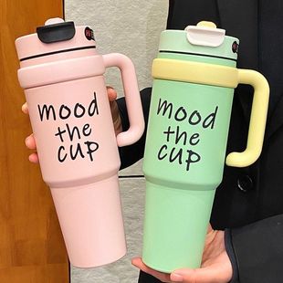 Big Mac ins Новый 2024 Ice Ba Cup Большая емкость Изоляционные чашки из нержавеющей стали с высоким содержанием воды чашки соломинки чашки