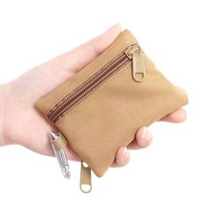 Card Bag Outdoor Climbing Military Fan Tactical Fishing Change Coin Storage Zipper Key Headphone Storage Square Bag
