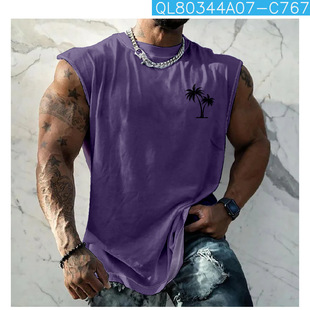 2024 New Cross Border plus size Shirt Printed Men's Loose Trendy Short Sleeve Lel Shirt