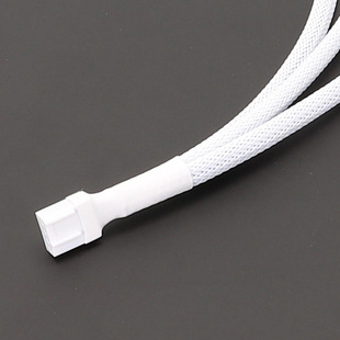 Компьютерный адаптер вентилятора 3pin/4PIN Net One Drag Three White Net Baotou 25 см