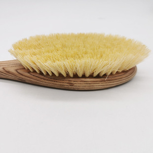 Manufacturers supply medium and long white wax handle cleaning brush sisal material brush head household cleaning brush spot wholesale