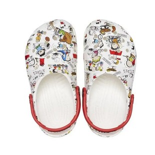 Обувь Carlo Chi совместного бренда Snoopy Cross Croc для мальчиков и девочек, пляжная обувь, тапочки, сандалии, нескользящие тапочки