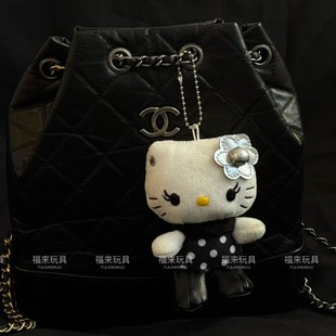 Hello kitty momoberry волнистый узор подвеска средняя древняя плюшевая игрушка кукла подвеска