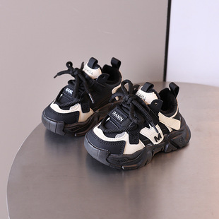 [17000 Collection] Girls Shoes Fall/Winter New Children's sneaker Baby Casual Shoes fleece-lined Dad