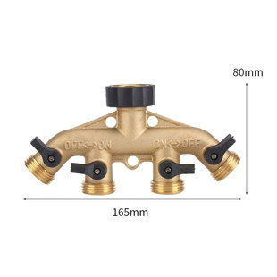 American European faucet multi-connector interface docking device one-four water separator washing machine water inlet pipe soft valve