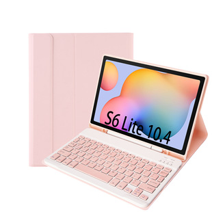 For Samsung tablet p615 leather case s6lite bluetooth keyboard a9 protective case magnetic pen slot S10FE mouse