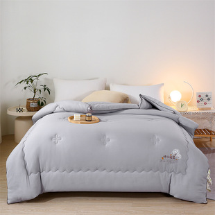 Class A Washed Cotton and Linen Summer Cool Quilt Air-conditioning Quilt Soybean Quilt Winter Quilt Core Spring and Autumn Quilt Winter Quilt Wholesale