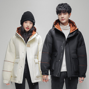 Winter 90% white duck down men's down jacket thickened new national standard hooded warm warm warm jacket down jacket men's