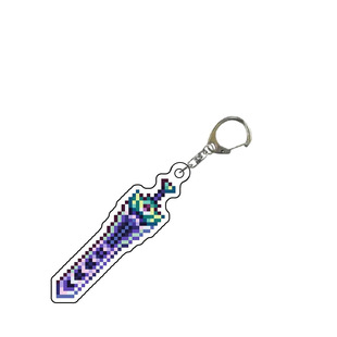 Game Animation Peripheral Undead Totem Enchanting Golden Apple Pendant My World Acrylic Keychain Wholesale