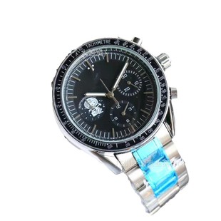 Explosive Men's Speedmaster Series Five-pin Chronograph Multifunctional Band Calendar Quartz Snoopy Belt Steel Band Watch Men