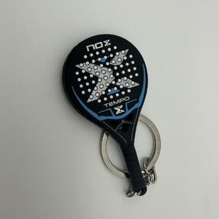 pvc key chain tennis racket modeling key accessories soft rubber pendant three-dimensional creative brand peripheral pendant