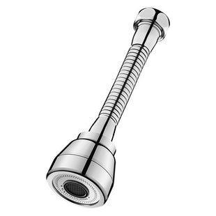 Kitchen faucet extension pipe extender extension water pipe joint vegetable basin universal rotating three-speed splash-proof design
