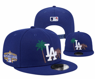 Baseball League Dodgers LA-NY Men's and Women's Personalized Fashionable Baseball Cap Korean Style Embroidered Wide-brimmed Dome Baseball Cap