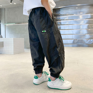 Boys' pants 2025 summer new children's clothing children's summer trousers tide large thin anti-mosquito pants tide wholesale tide