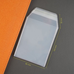 35-100pt Clip Film High Transparent Hard Card Cover Protective Film Trapezoidal Cut Corner Dust Sealing Film Transparent Protective Cover